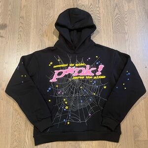 Sp5der p*nk hoodie size small